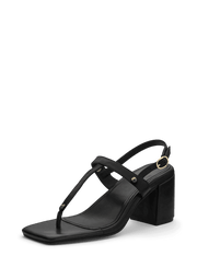 Block Heel Mid Black