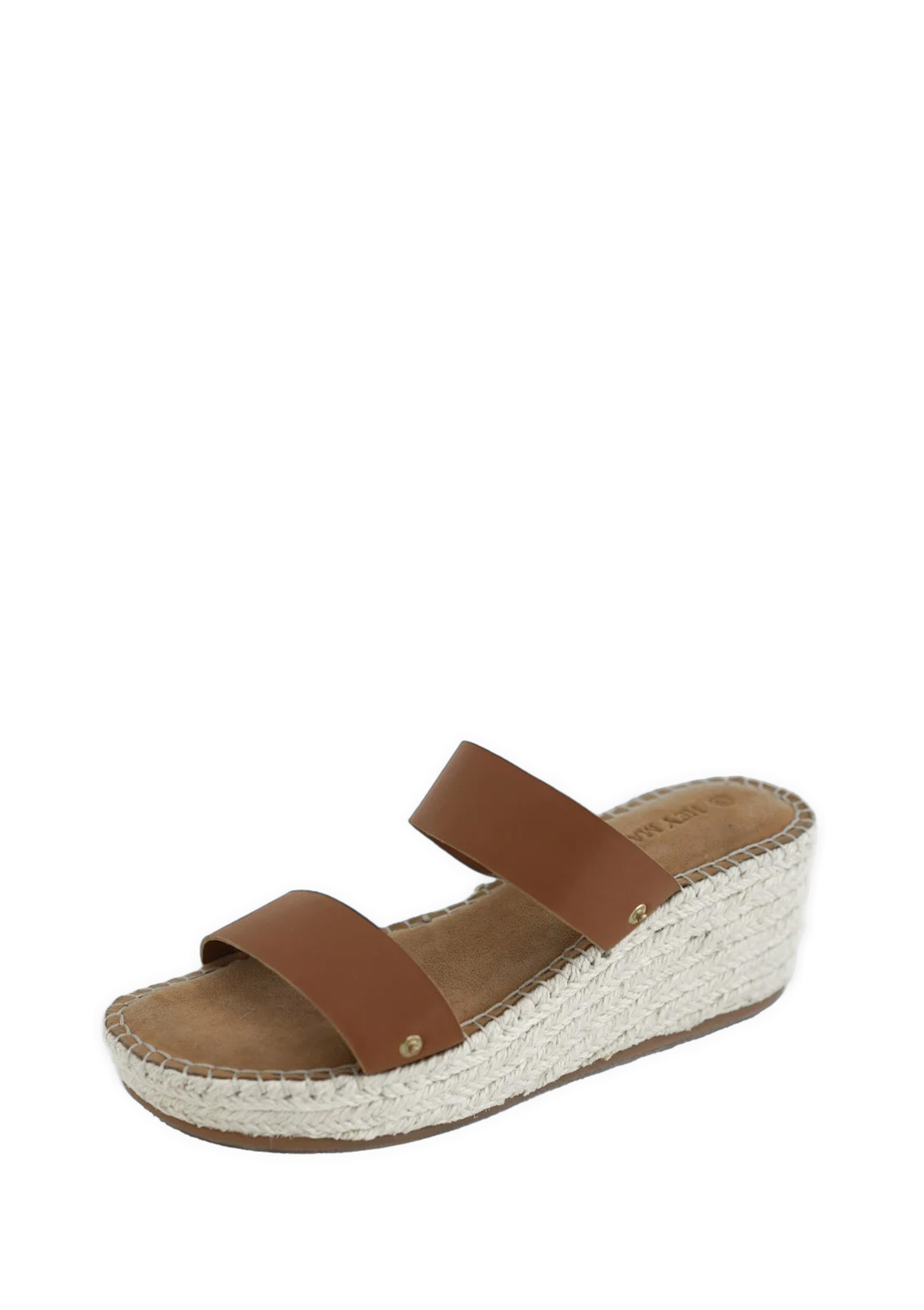 Wedge Bast Mid Cognac