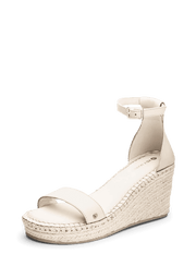 Wedge Bast High - Crema
