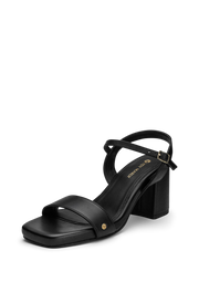 Block Heel Mid - Black