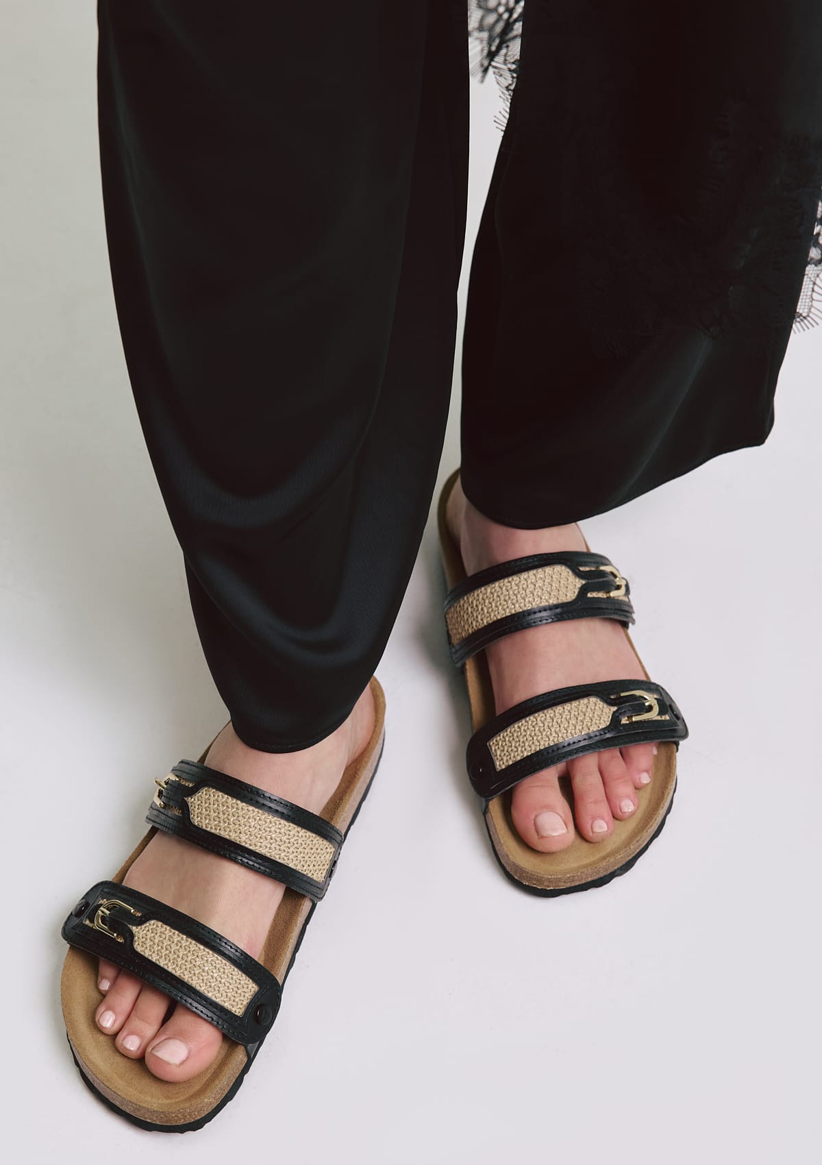 Urban Summer - Casual Cork Black