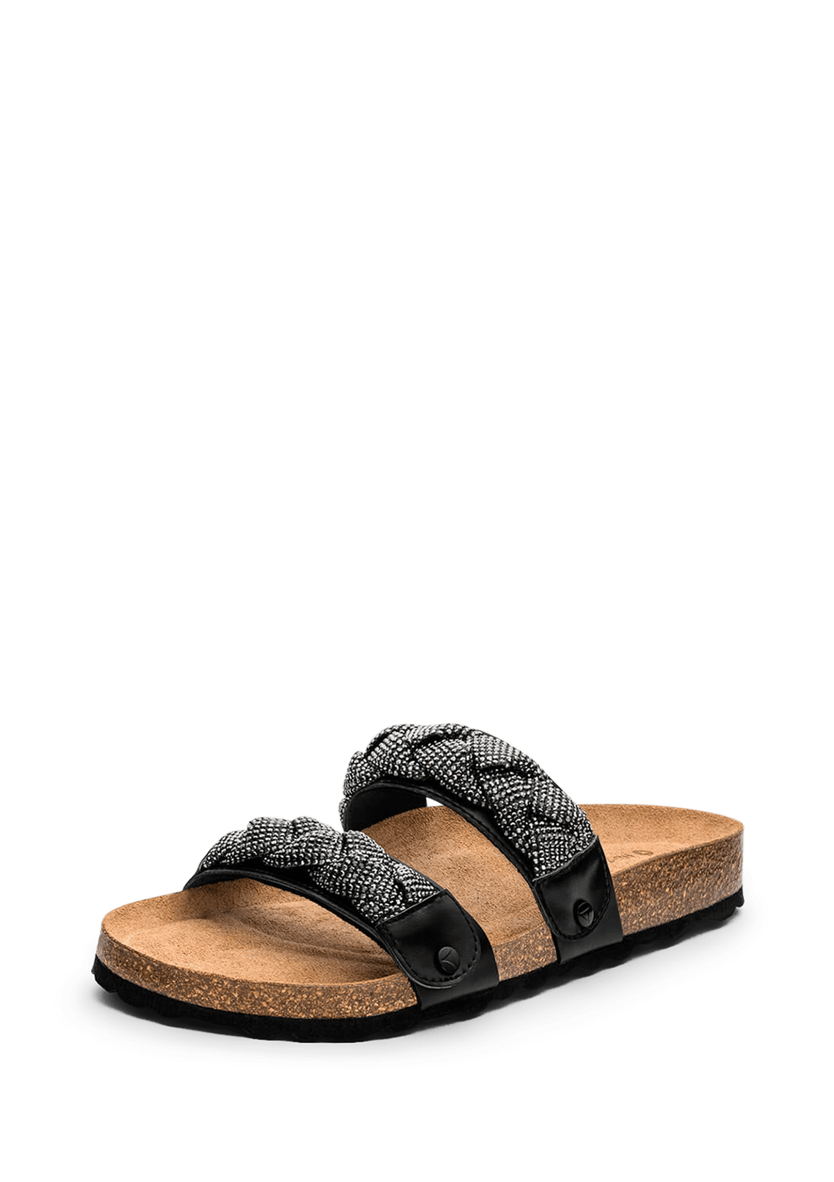 Braided Glitter - Black