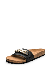 Gold Chain - Casual Cork Black