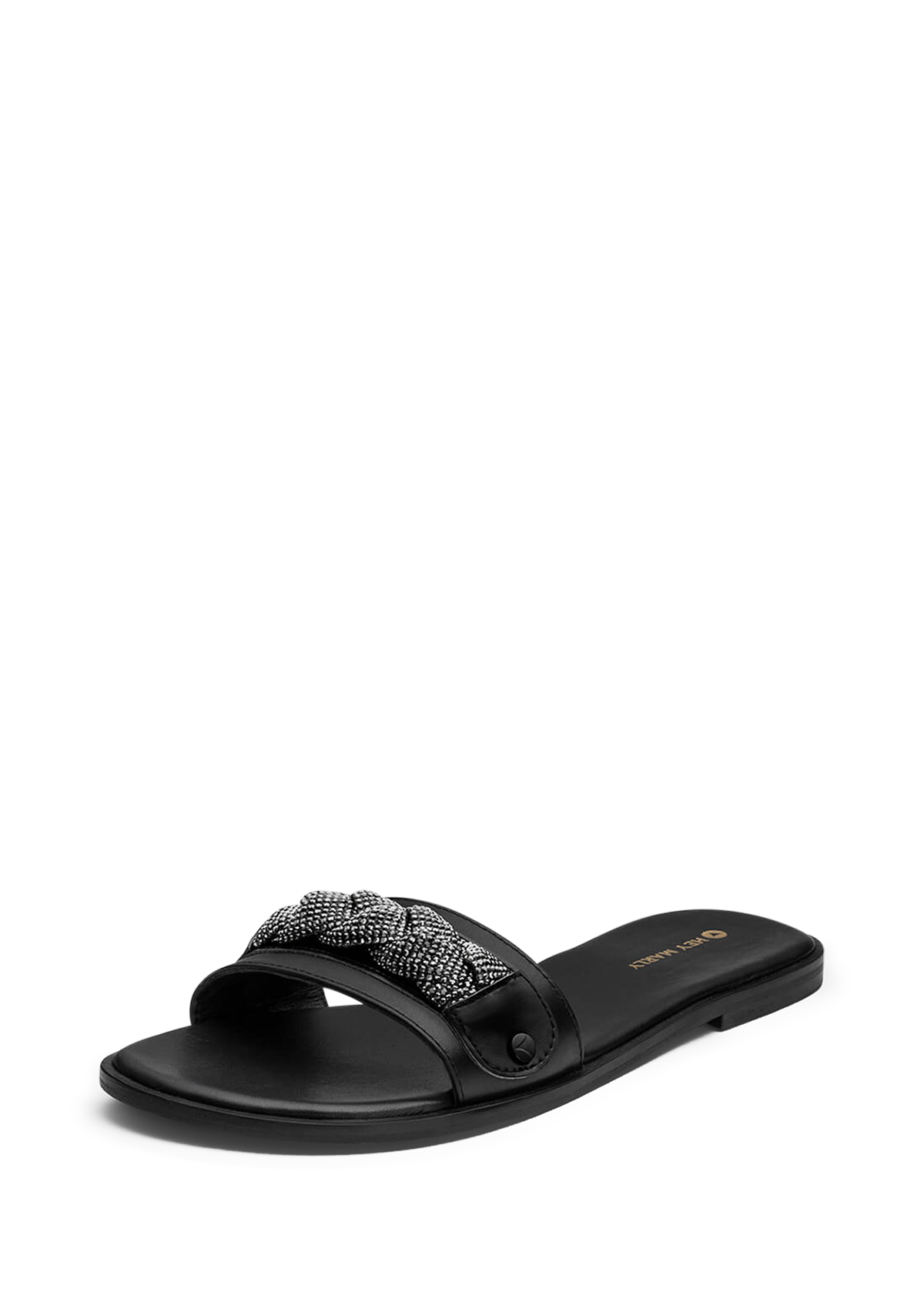 Braided Glitter - Black