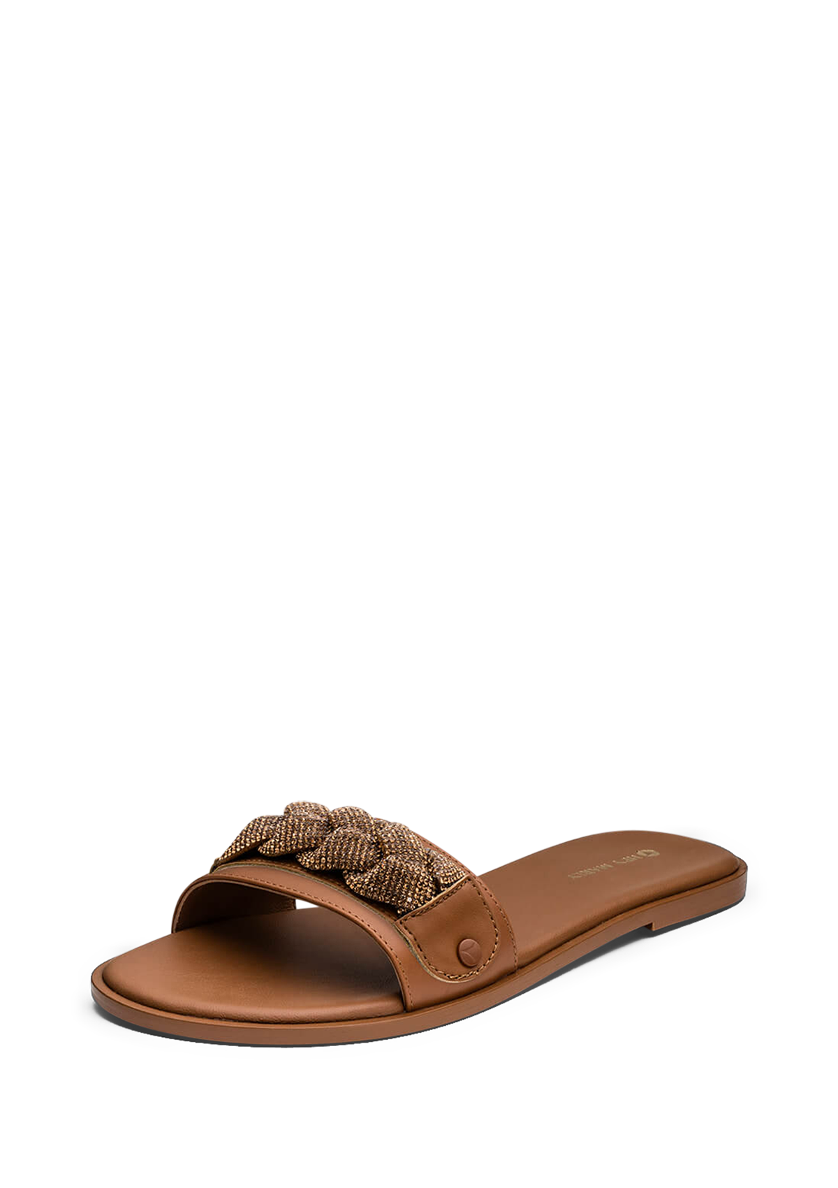 Braided Glitter - Cognac