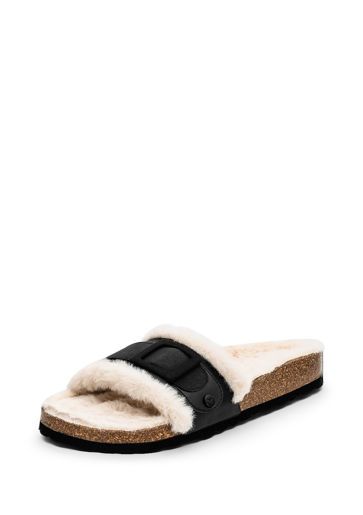 Casual Cork Fur - Black