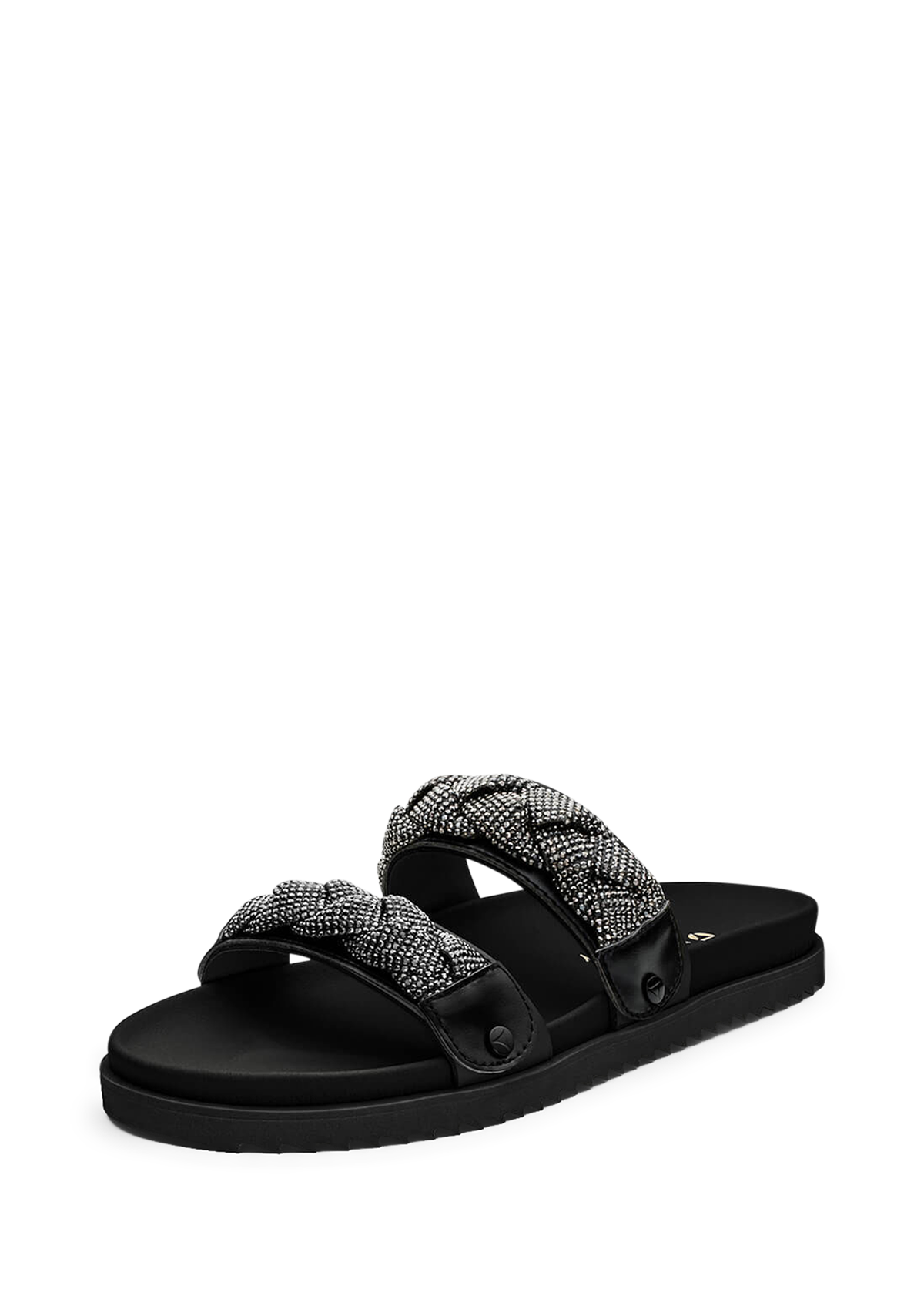 Braided Glitter - Black