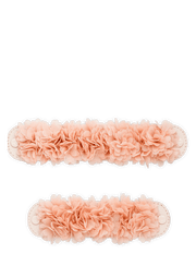 Frontalansicht auf neutralem Hintergrund des Produktes Soft Flower in der Farbe Apricot