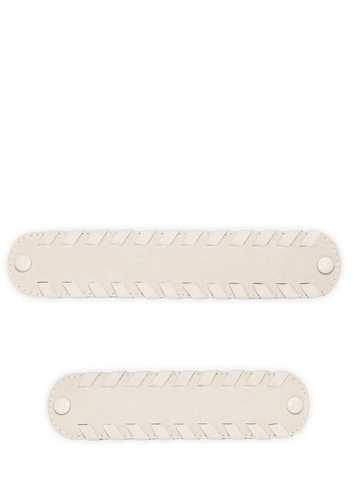 Frontalansicht auf neutralem Hintergrund des Produktes Stitching in der Farbe Crema