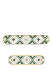 Frontalansicht auf neutralem Hintergrund des Produktes Woven Summer in der Farbe Desert Sage