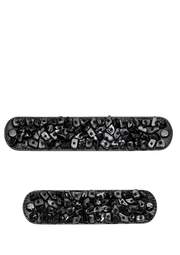 Frontalansicht auf neutralem Hintergrund des Produktes Majestic Moon in der Farbe Black