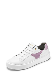 Frontalansicht auf neutralem Hintergrund des Produktes Classic in der Farbe White/Lilac