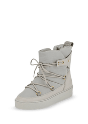 Cozy Lace Up - Greige