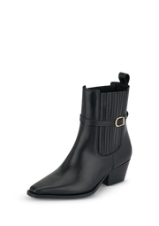 Frontalansicht auf neutralem Hintergrund des Produktes Western Chic in der Farbe Black