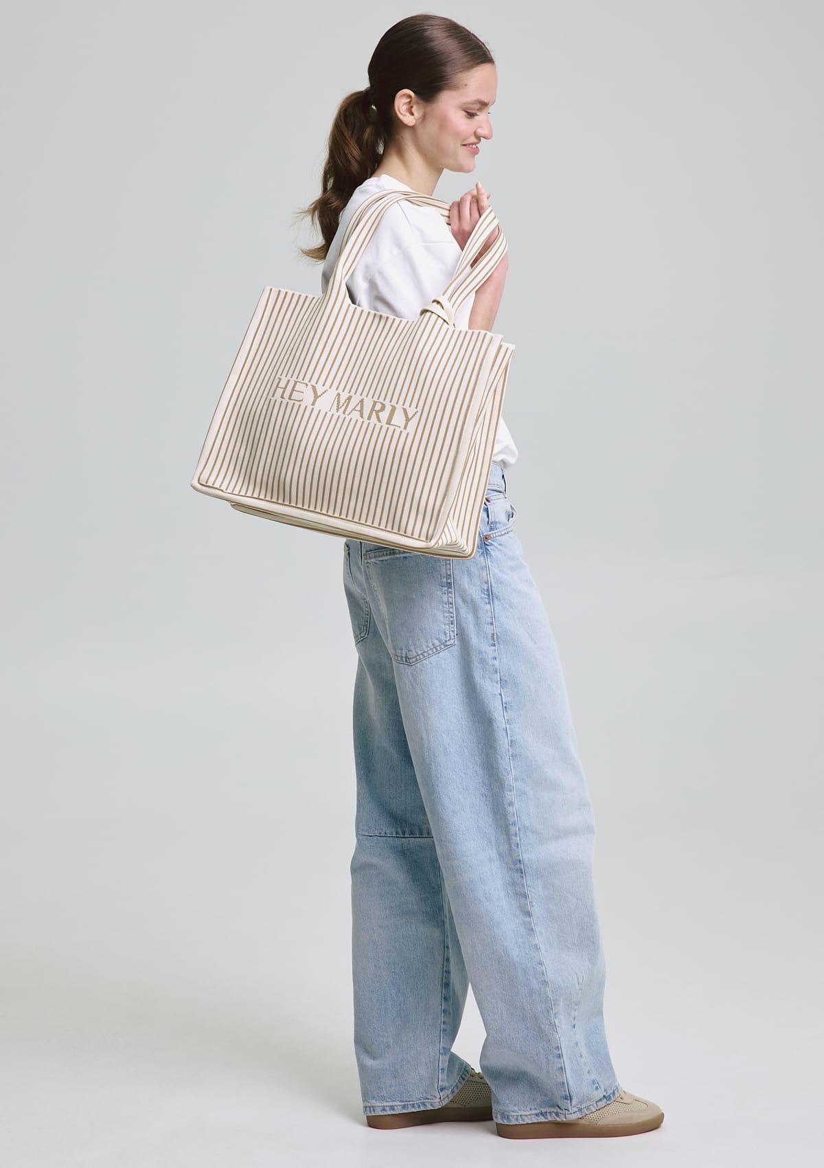Casual Signature Bag - Crema-Sand