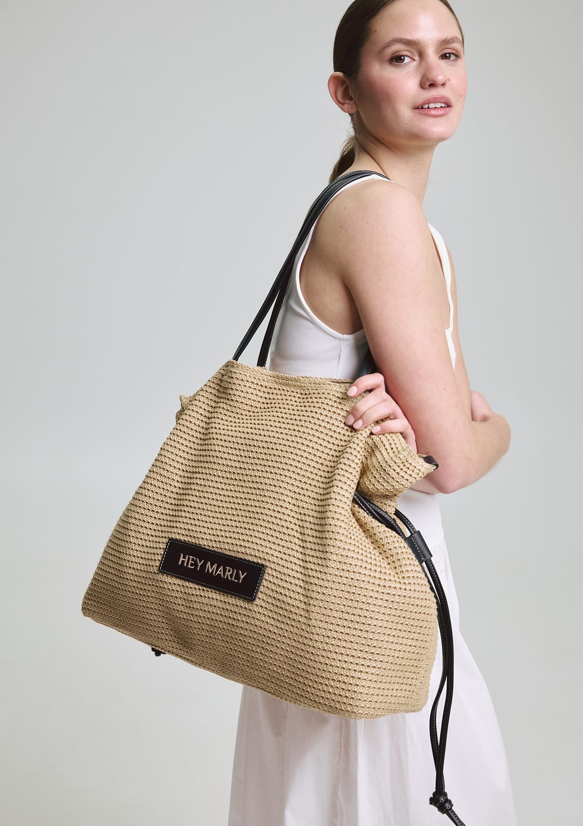 Cool Companion Straw L - Sand-Black