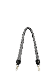 Braided Glitter Strap - Black-Glitter