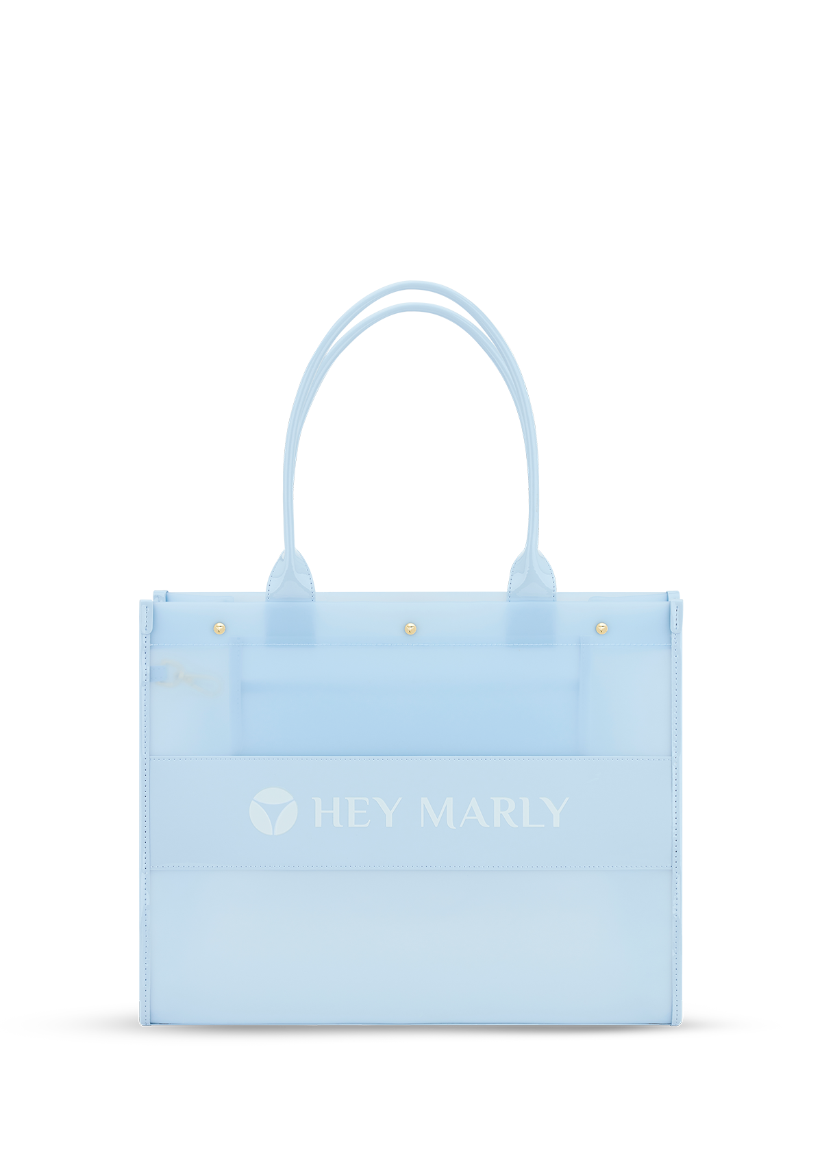 Transparent Signature Bag - Blue Light