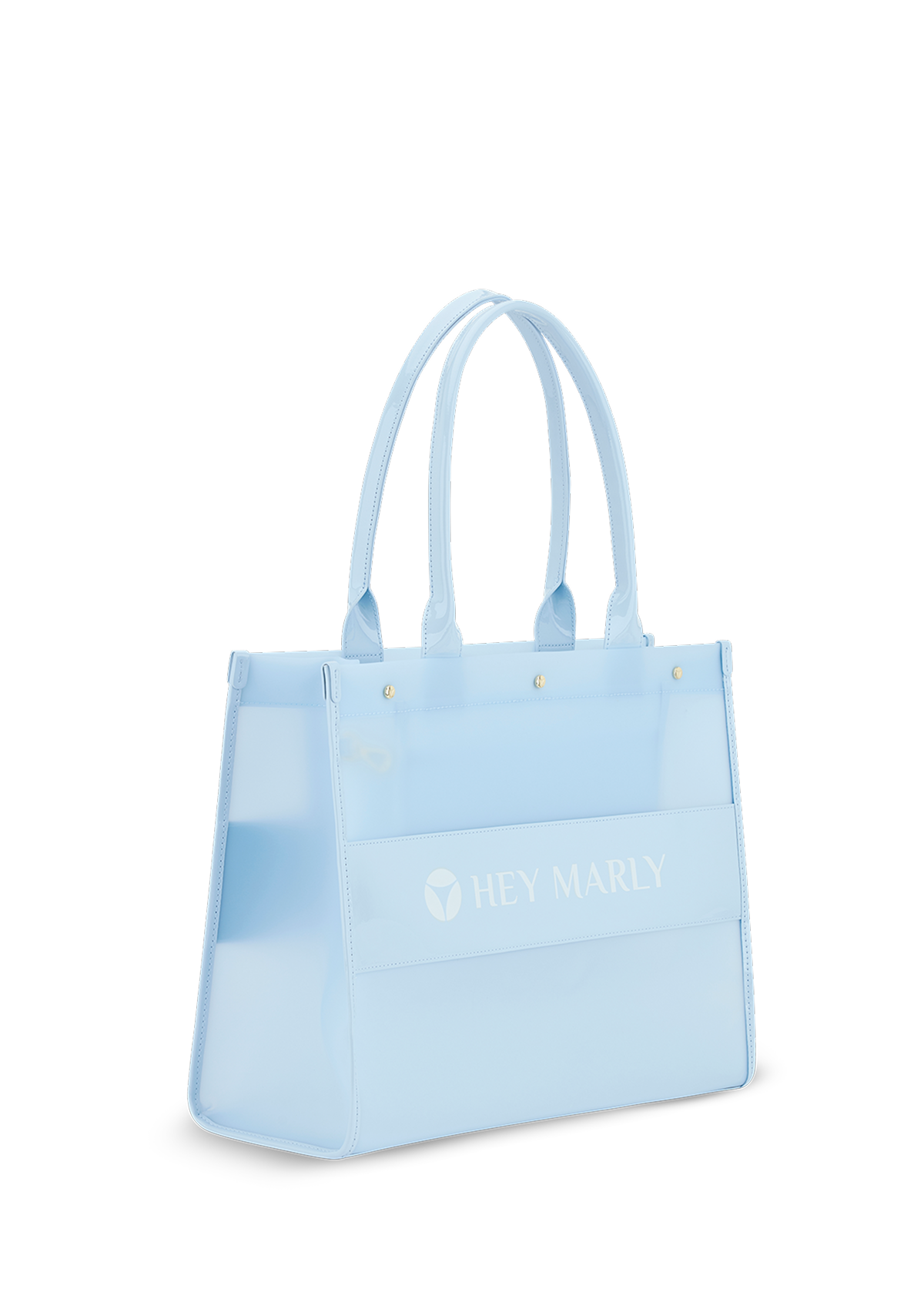 Transparent Signature Bag - Blue Light