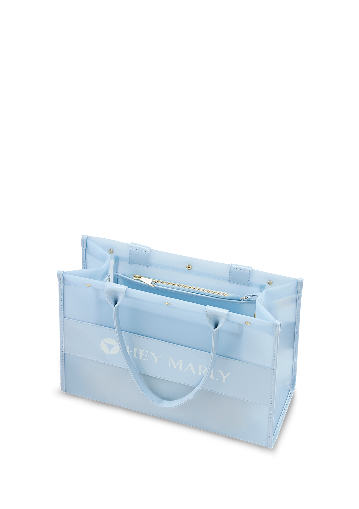Transparent Signature Bag - Blue Light