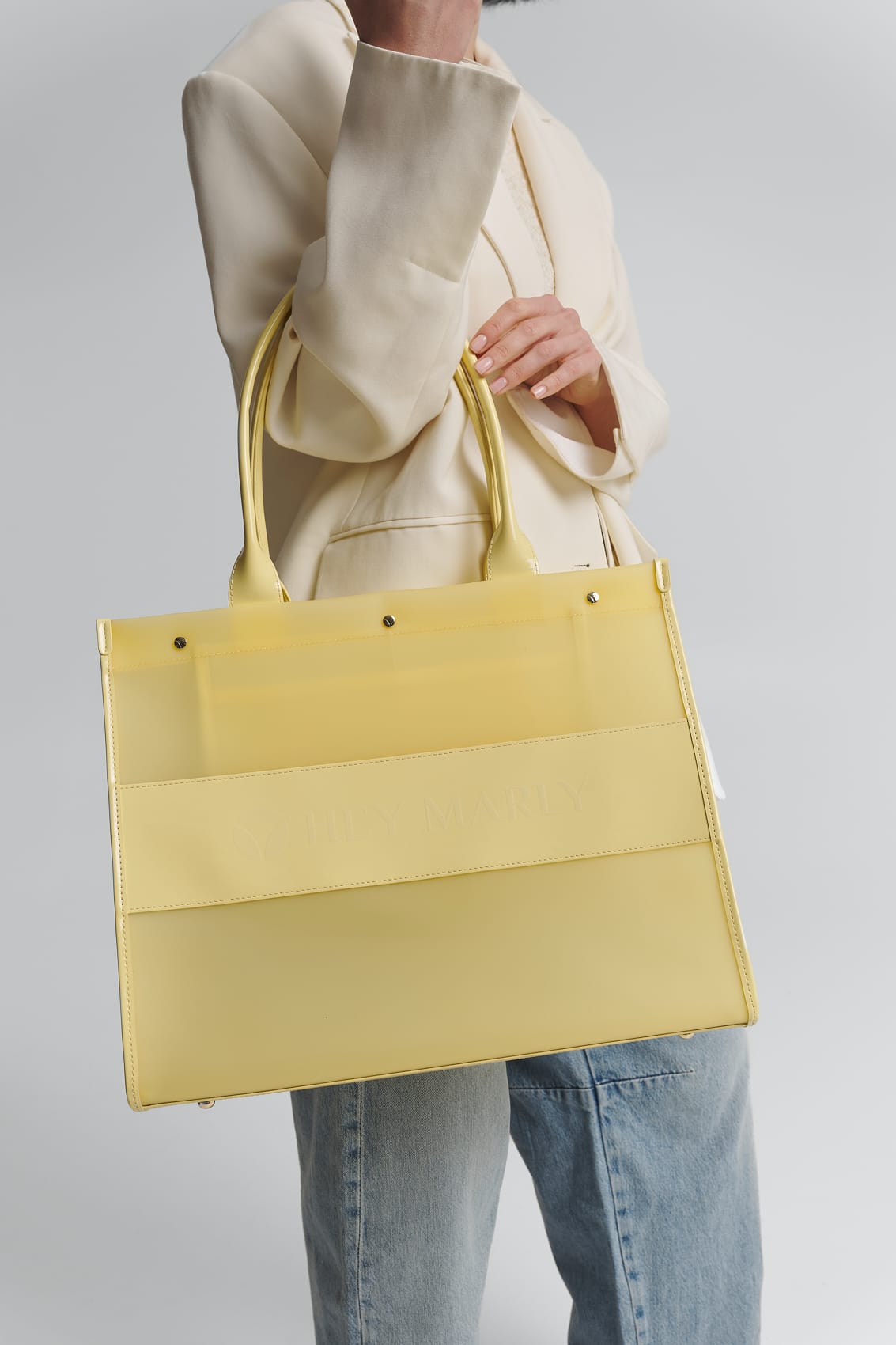 Transparent Signature Bag - Yellow Light