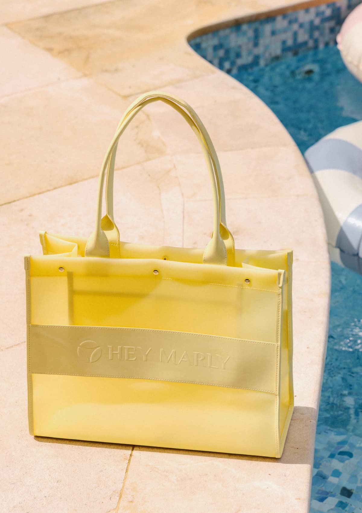 Transparent Signature Bag - Yellow Light