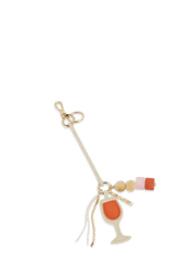 Wine Glass Charm - Crema-Orange