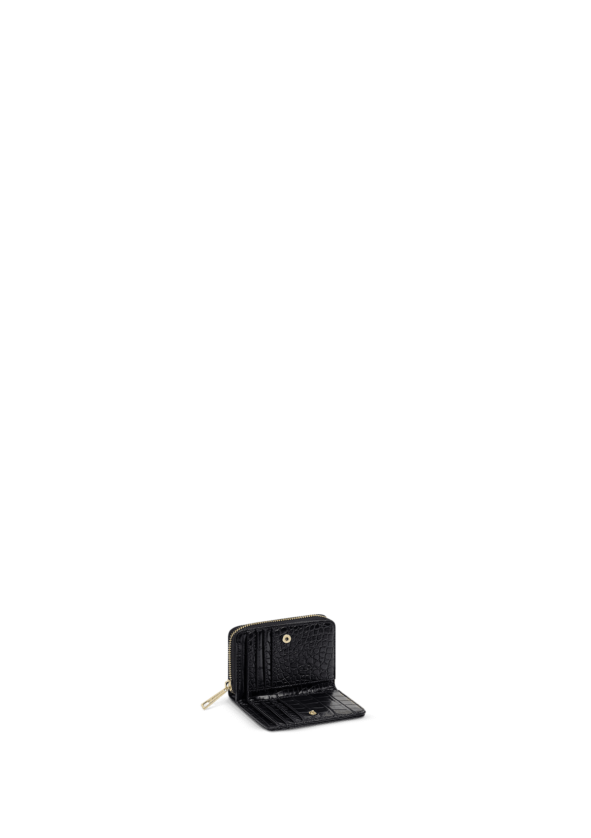 Sleek Petite Croco - Black Croco