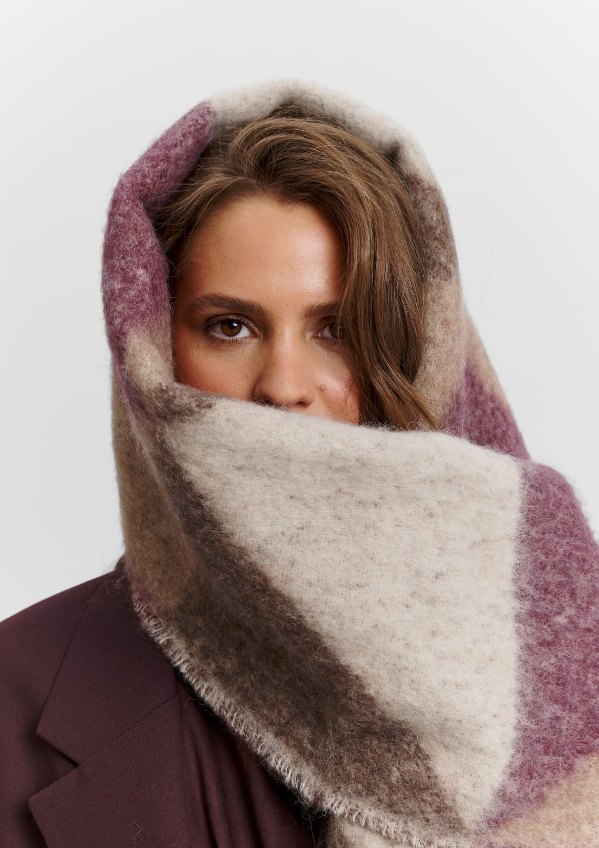 Cozy Scarf - Berry