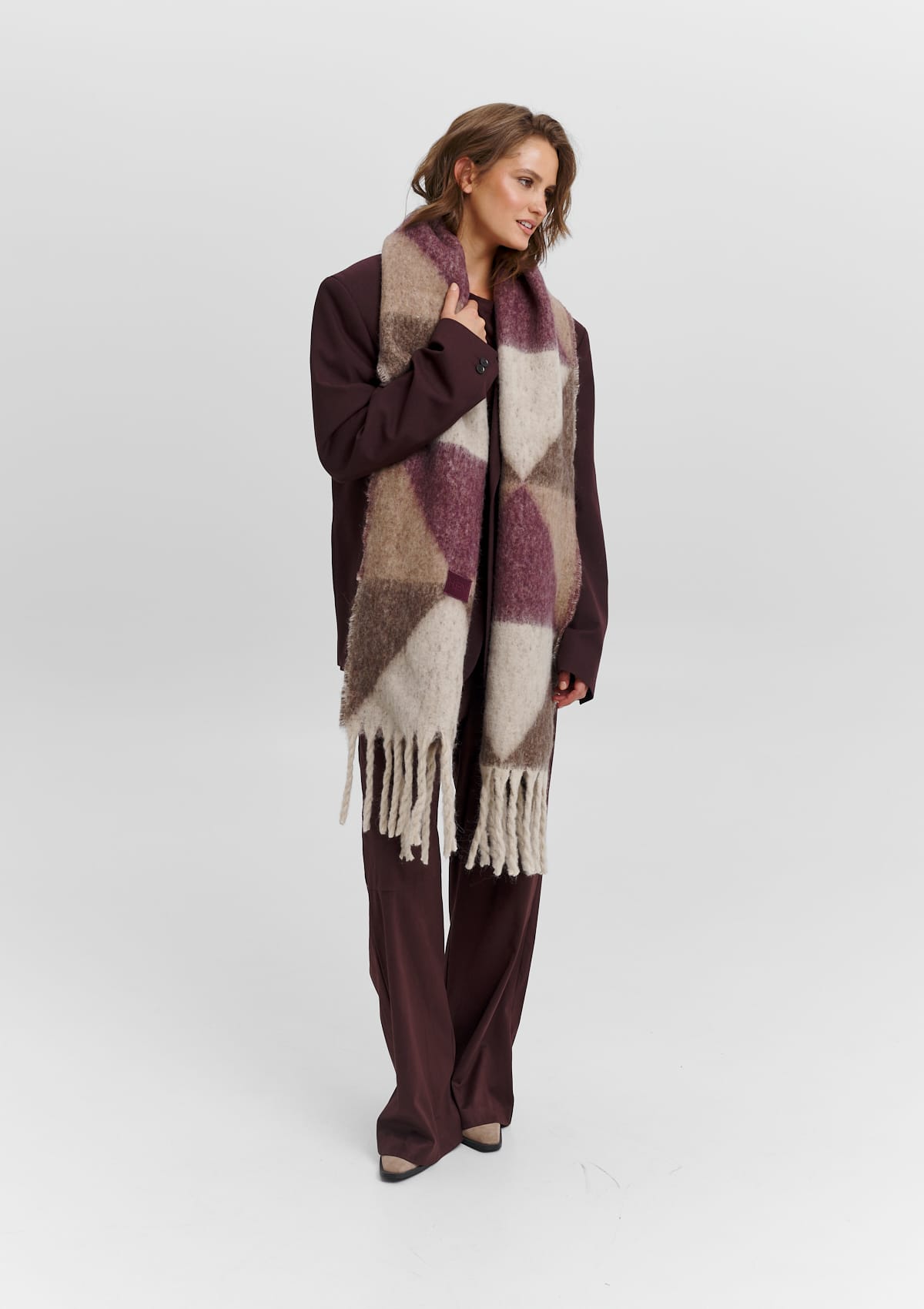 Cozy Scarf - Berry