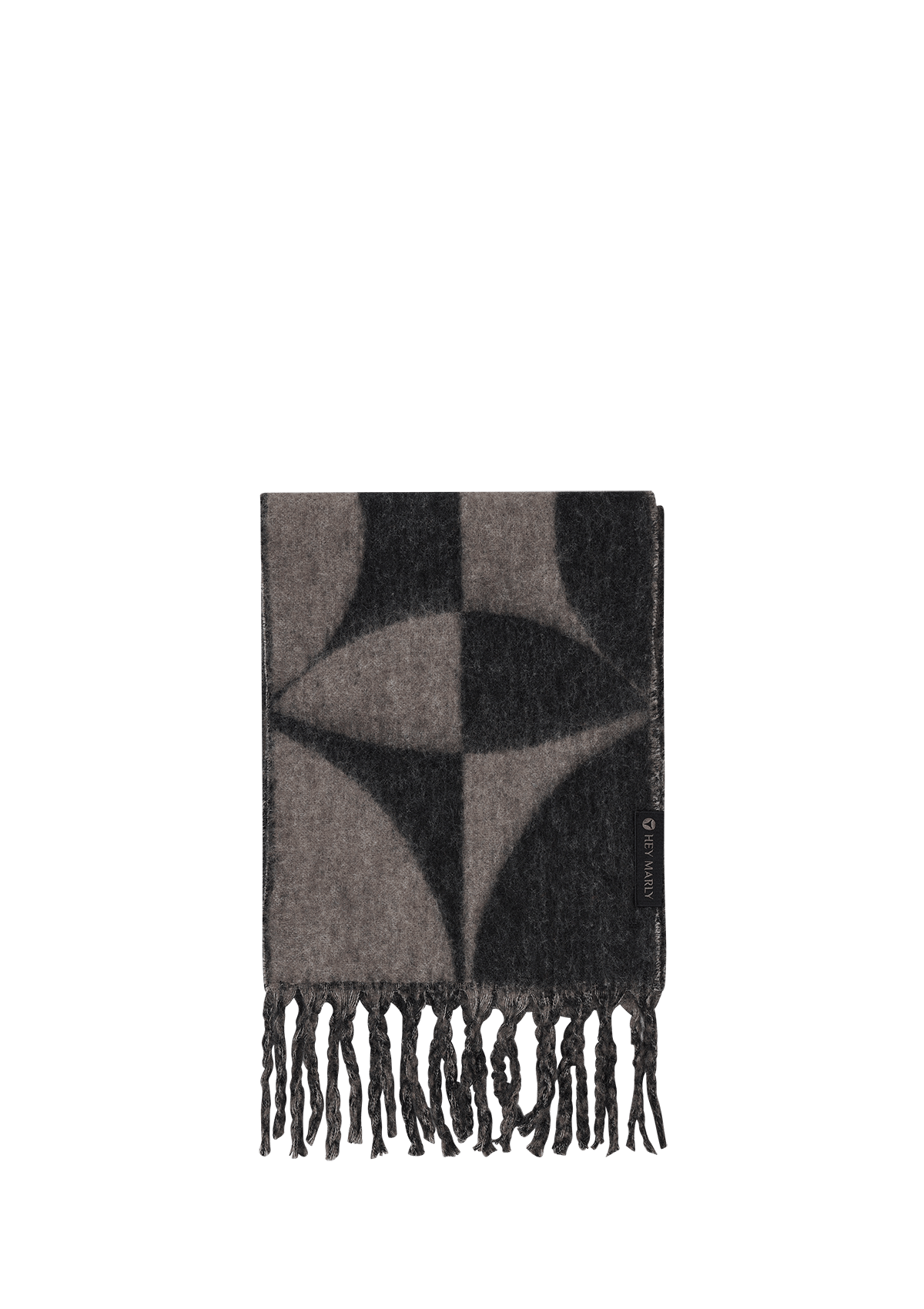 Iconic Scarf - Black-Anthracite