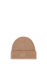 Produktabbildung auf neutralem Hintergrund des Produktes Hey Beanie in der Farbe Sand