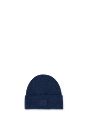 Frontalansicht auf neutralem Hintergrund des Produktes Hey Beanie Kids in der Farbe Blue
