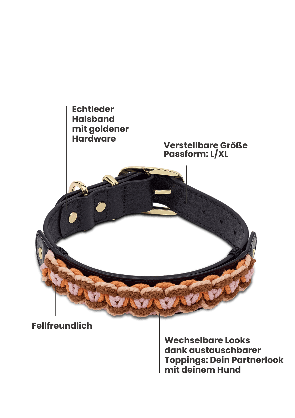 Nautic Vibes - Classic Dog Collar L